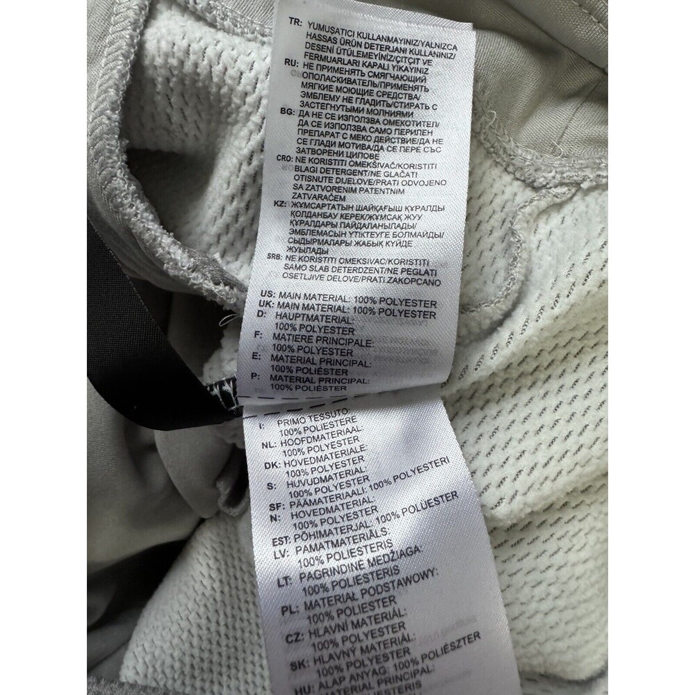 Adidas Womens Large 1/4 Zip Pullover Sweatshirt Jacket Long Sleeve Gray - Picture 15 of 15